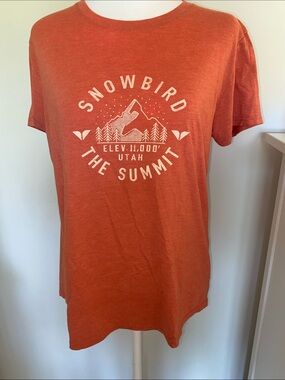 The Summit Women's Short Sleeve Tee - Orange